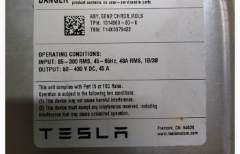 Чарджер блок для батареи 2-е поколение Tesla model S 1014963-00-L 1014963-0, Киев