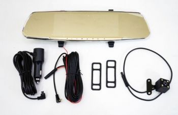 DVR V10 Full HD Зеркало с видео регистратором с камерой заднего вида. 7&raquo; Сенсорный экран, Киев