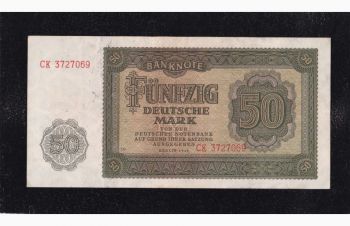 50 марок 1948г. CК 3727069. Германия (ГДР), Бровары