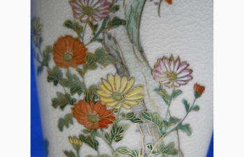 Винтажная Японская ваза для цветов &ldquo;Сатсума&rdquo; (Satsuma), Болград