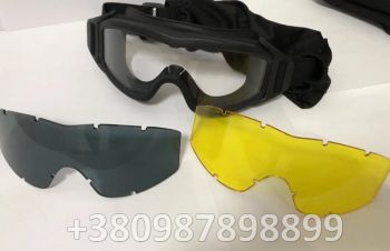 Тактические очки защитные баллистические очки тактические маска 3в1, Киев