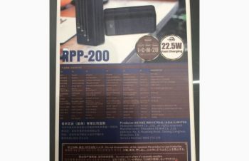 Аккумулятор внешний универсальный Remax RPP-266 80000 mAh PD+QC3 Power Bank 22.5W, Киев
