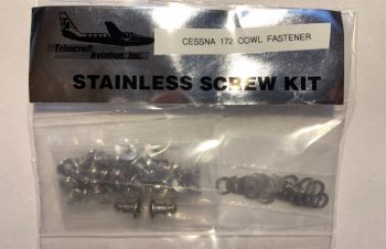 Дзусы капота Cessna-172 stainless steel cowl set, Вишнёвое