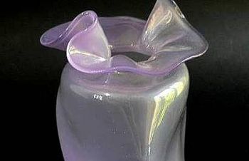 Винтажная фиолетовая ваза ручной работы Fenton Glass Collection, Болград