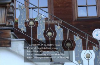 Кованые и сварные балконные перила (ограждения для балкона), Кривой Рог