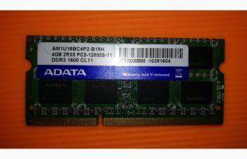 Оперативная память ОЗУ 4гб для ноутбука или нетбука, Laptop memory DDR-3 SoDIMM, Киев