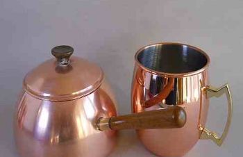 Винтажный медный кухонный набор из трёх предметов, Болград