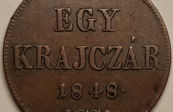 Венгрия 1 крейцер 1848 год, Революция!!! СОСТОЯНИЕ, Ковель