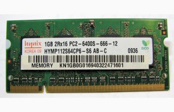 Продам модуль памяти Hynix SODIMM 1Gb 2Rx16 PC2-6400S-666-12 (HYMP112S64CP6-S6), Киев