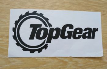 Наклейка на автомобиль Top Gear Черная, Борисполь