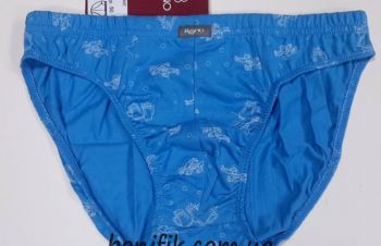 Мужские голубые плавки с рисунком бокала и лобстера (арт. МП 000426), Кривой Рог
