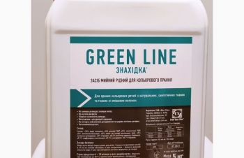 Безфосфатний засіб для прання кольорових речей GREEN LINE Знахідка, 5л, Киев