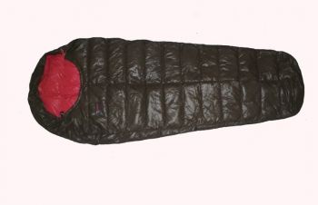 Облегчённый пуховый спальный мешок кокон на рост до 190 см, Львов