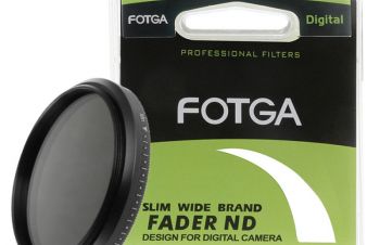62 mm светофильтр нейтрально-серый с переменной плотностью Fotga Slim Fader ND2-400, Днепр
