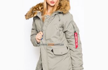 Жіноча куртка Altitude W Parka Alpha Industries (північно-зелений), Николаев