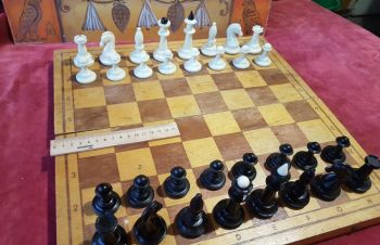 Шахматы СССР 40х40см, комплект, Кривой Рог