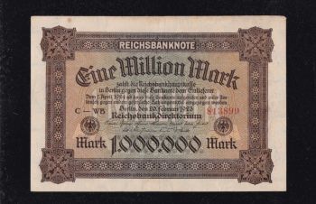 1 000 000 марок 1923г. C-WB 813899. Берлин. Германия, Бровары