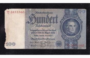 100 марок 1935г. Т-2655560. Германия, Бровары