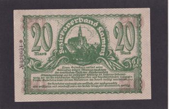 20 марок 1918г. Каменц. 020031. Германия. Отличная в коллекцию, Бровары