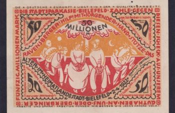 50 000 000 марок 1923г. Билефельд. Германия. (1), Бровары