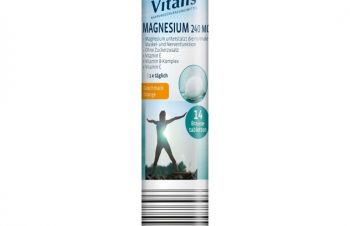 Витамины растворимые Vitalis Magnesium 240 мг, магний, без сахара, Германия, 78г &mdash; 14 тб, Львов