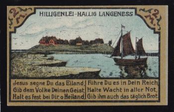 2 марка 1921г. Hallig Langeness-Nordmarsch Германия, Бровары