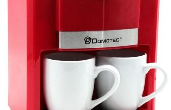 Кофеварка капельная Domotec MS-0705 с 2 чашками, Кофеварки ассортимент, Киев