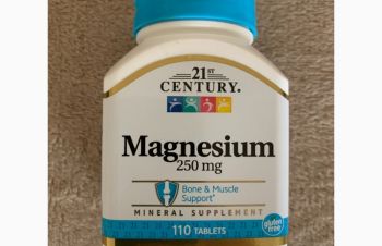 Магній, 250 мг, 110 таблеток США, Тернополь
