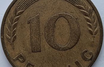 ФРГ 10 пфеннигов 1970 год 181, Ковель