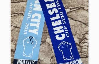 Футбольный матчевый шарф FC Chelsea-FC Manchester City, Харьков