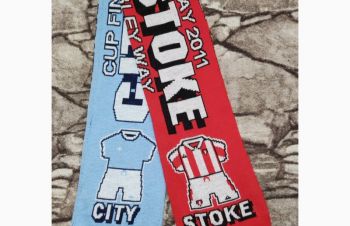 Футбольный матчевый шарф FC Manchester City-Stoke City, Харьков