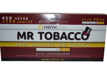 Гільзи для набивання сигарет MR TOBACCO 550 шт, Киев