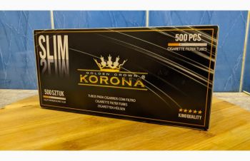 Сигаретные Гильзы Слим Korona Slim 500 Шт, Бородянка