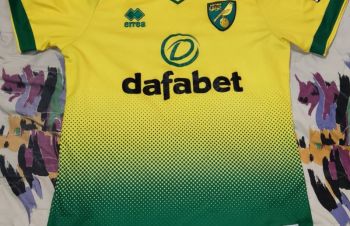 Футболка Errea FC Norwich City, Parker, S/M, Харьков