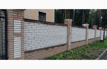 Построить забор из кирпича, Киев