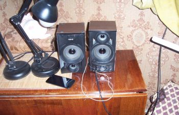 Звуковые колонки SVEN 10W в рабочем состоянии, Киев