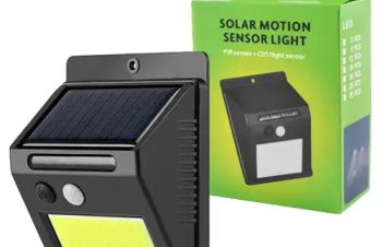Настенный уличный светильник SH-1605-COB 1x18650 PIR CDS солнечная батарея, Днепр
