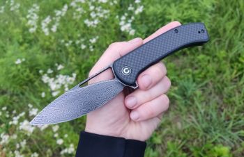 Складний ніж CIVIVI Riffle Damascus, twill carbon C2024DS-1, Киев