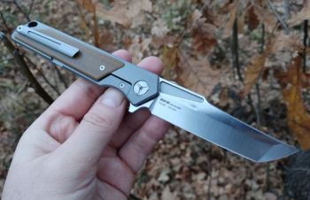 Складаний ніж Twosun Ts366(14c28n, titan, micarta), Киев