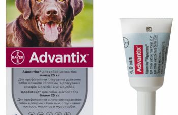 Bayer Advantix (Адвантикс) краплі на холку для собак 25-40 кг, Киев