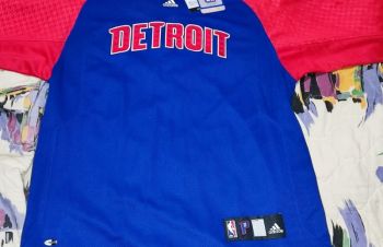 Баскетбольная футболка, джерси Adidas NBA Detroit Pistons, длинный рукав, М, Харьков