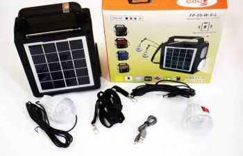 Портативная солнечная автономная система Solar FP-05WSL + FM радио + Bluetooth, Киев
