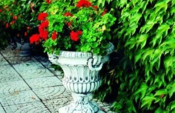Вазон уличный бетонный, цветочник декоративный, цветник садовый, клумба из бетона, Харьков