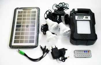 Solar GDPlus GD-8071 + FM радио + Bluetooth портативная солнечная автономная система, Киев