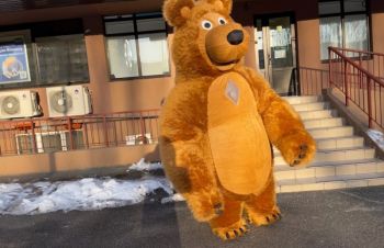 Медведь коричневый костюм надувной, Киев