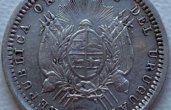 Уругвай 10 сентесимо 1893 серебро РЕДКАЯ!!!!!! СОСТОЯНИЕ, Ковель