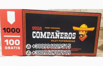 Продам сигаретные гильзы Companeros 1100 шт, Рени