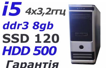 Компьютер Intel Core i5-2310 (4 ядра по 3.2 GHz), 8 GB DDR3, SSD + HDD, Киев