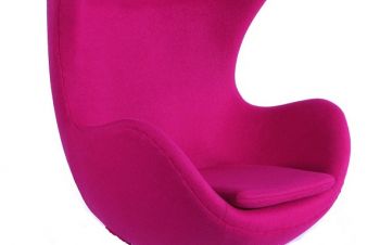 Дизайнерское кресло Эгг в ткани, Днепр